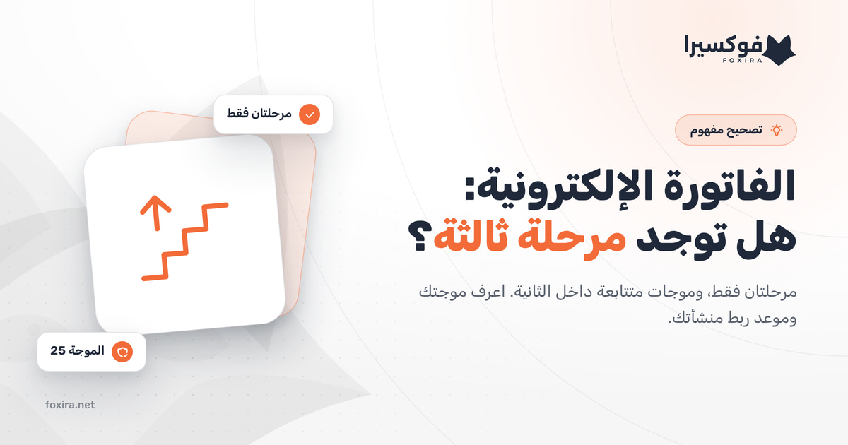 الفاتورة الإلكترونية المرحلة الثالثة في السعودية: الحقيقة والموجات